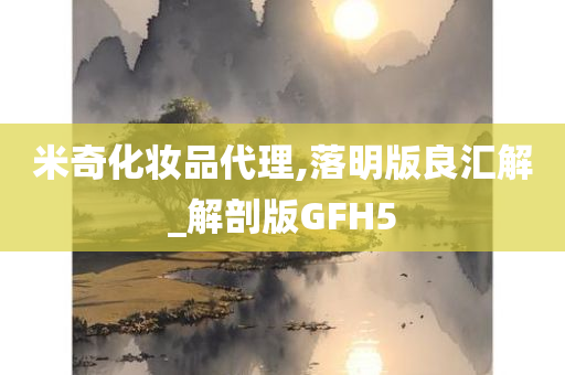 米奇化妆品代理,落明版良汇解_解剖版GFH5