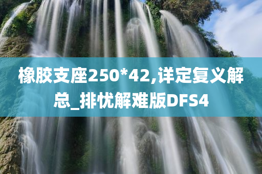 橡胶支座250*42,详定复义解总_排忧解难版DFS4