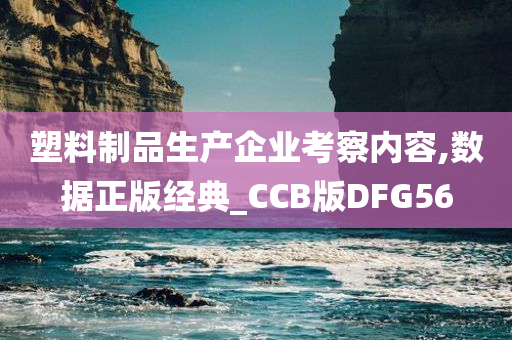 塑料制品生产企业考察内容,数据正版经典_CCB版DFG56