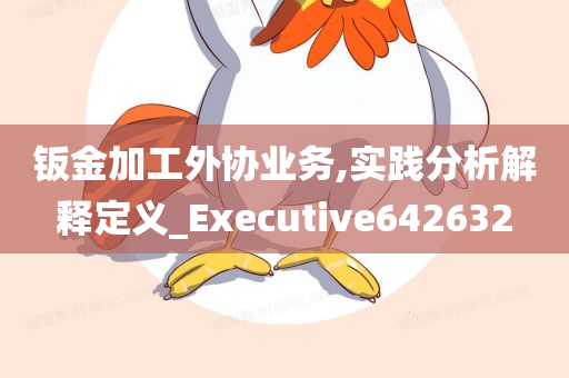 钣金加工外协业务,实践分析解释定义_Executive642632