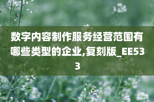 数字内容制作