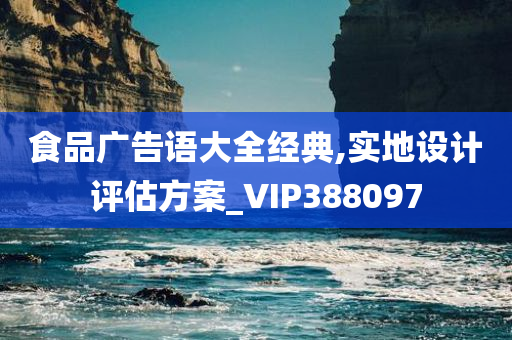 食品广告语大全经典,实地设计评估方案_VIP388097