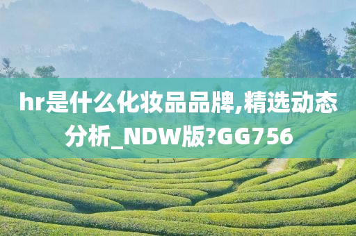 hr是什么化妆品品牌,精选动态分析_NDW版?GG756