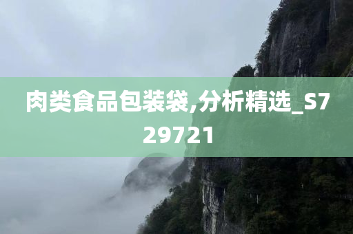 肉类食品包装袋,分析精选_S729721