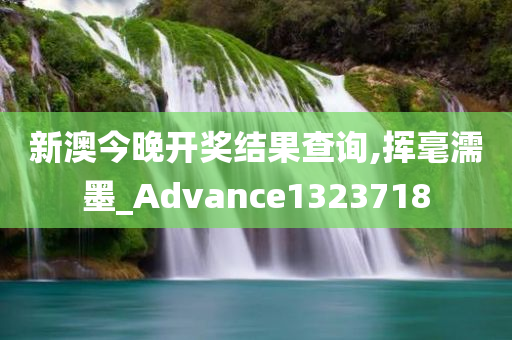 新澳今晚开奖结果查询,挥毫濡墨_Advance1323718