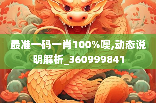 最准一码一肖100%噢,动态说明解析_360999841