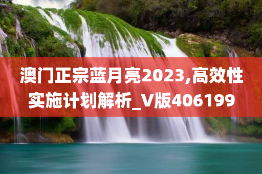 澳门正宗蓝月亮2023,高效性实施计划解析_V版406199