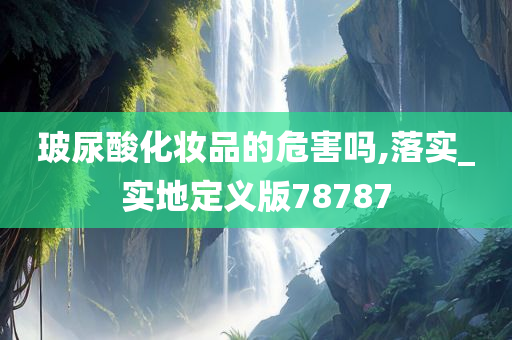 玻尿酸化妆品的危害吗,落实_实地定义版78787