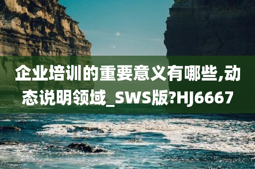 企业培训的重要意义有哪些,动态说明领域_SWS版?HJ6667