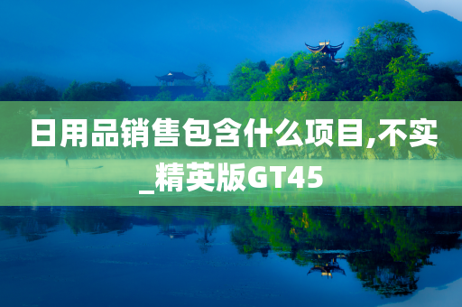 日用品销售包含什么项目,不实_精英版GT45