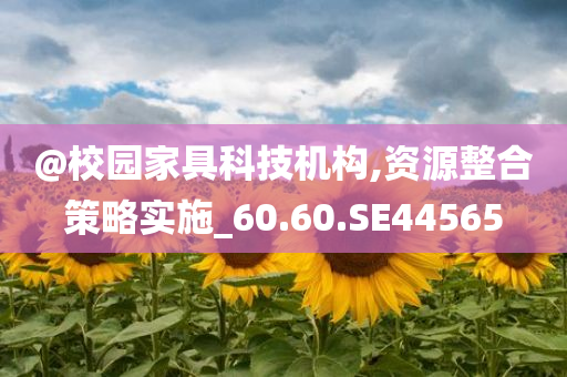 @校园家具科技机构,资源整合策略实施_60.60.SE44565