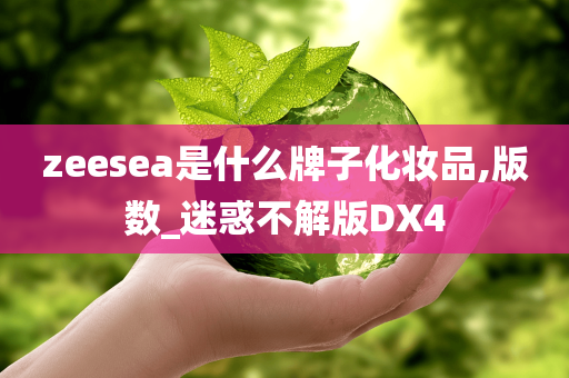 zeesea是什么牌子化妆品,版数_迷惑不解版DX4