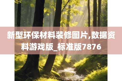 新型环保材料装修图片,数据资料游戏版_标准版7876
