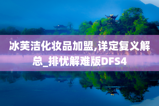 冰芙洁化妆品加盟,详定复义解总_排忧解难版DFS4