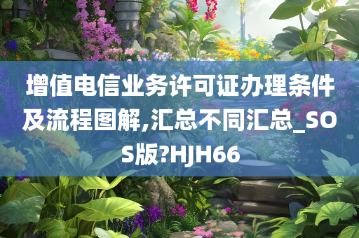增值电信业务许可证办理条件及流程图解,汇总不同汇总_SOS版?HJH66