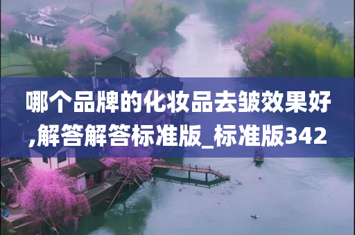 哪个品牌的化妆品去皱效果好,解答解答标准版_标准版342