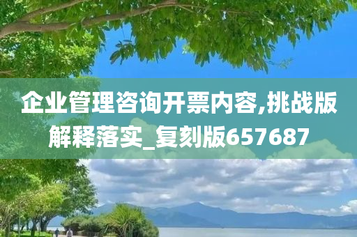 企业管理咨询开票内容,挑战版解释落实_复刻版657687
