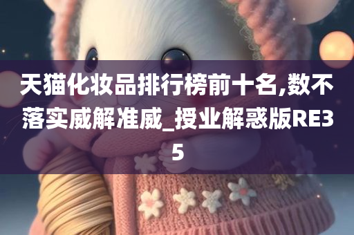 天猫化妆品排行榜前十名,数不落实威解准威_授业解惑版RE35