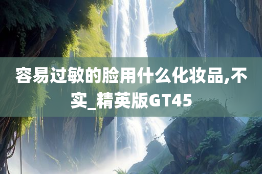 容易过敏的脸用什么化妆品,不实_精英版GT45
