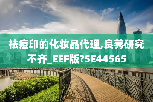祛痘印的化妆品代理,良莠研究不齐_EEF版?SE44565