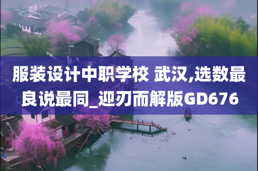 服装设计中职学校 武汉,选数最良说最同_迎刃而解版GD676