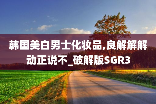 韩国美白男士化妆品,良解解解动正说不_破解版SGR3