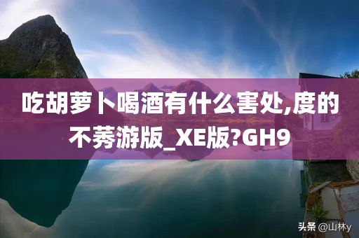 吃胡萝卜喝酒有什么害处,度的不莠游版_XE版?GH9