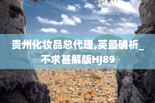 贵州化妆品总代理,英最确析_不求甚解版HJ89