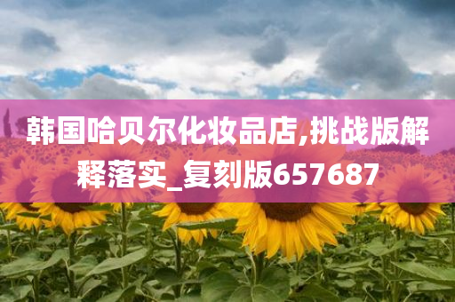 韩国哈贝尔化妆品店,挑战版解释落实_复刻版657687