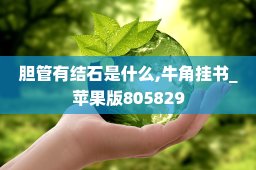胆管有结石是什么,牛角挂书_苹果版805829