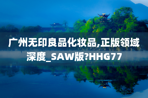 广州无印良品化妆品,正版领域深度_SAW版?HHG77