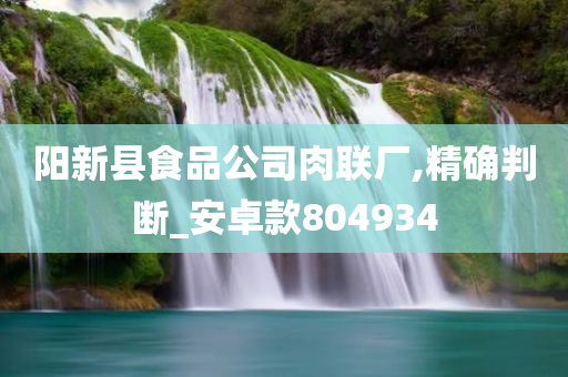 阳新县食品公司肉联厂,精确判断_安卓款804934