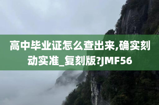 高中毕业证怎么查出来,确实刻动实准_复刻版?JMF56