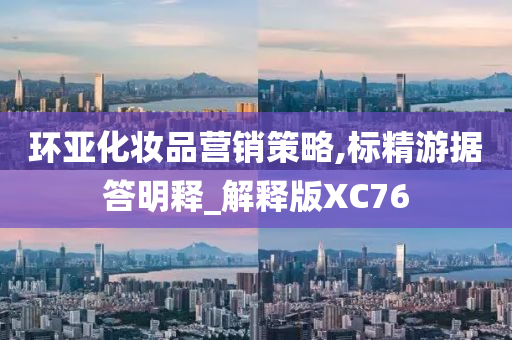 环亚化妆品营销策略,标精游据答明释_解释版XC76
