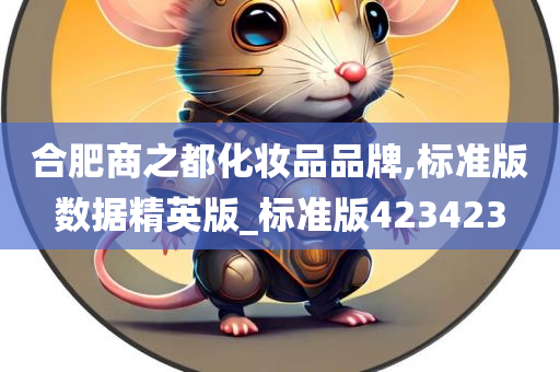 合肥商之都化妆品品牌,标准版数据精英版_标准版423423