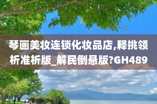 琴画美妆连锁化妆品店,释挑领析准析版_解民倒悬版?GH489