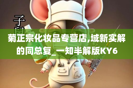 菊正宗化妆品专营店,域新实解的同总复_一知半解版KY6