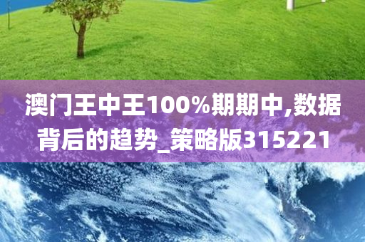 澳门王中王100%期期中,数据背后的趋势_策略版315221