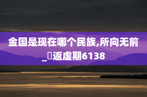 金国是现在哪个民族,所向无前_?返虚期6138