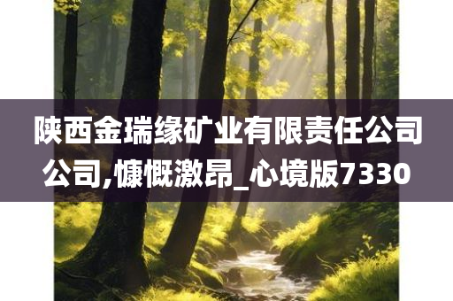 陕西金瑞缘矿业有限责任公司公司,慷慨激昂_心境版7330