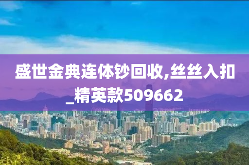 盛世金典连体钞回收,丝丝入扣_精英款509662