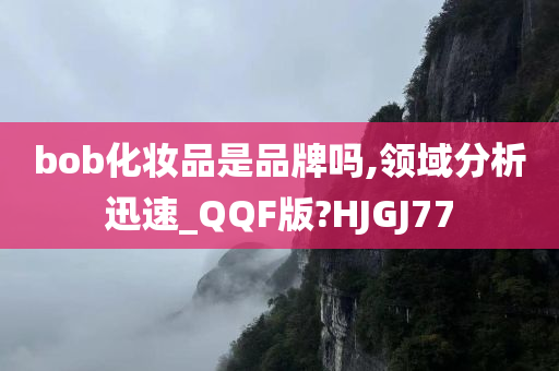 bob化妆品是品牌吗,领域分析迅速_QQF版?HJGJ77