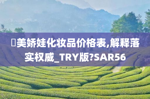 嫊美娇娃化妆品价格表,解释落实权威_TRY版?SAR56