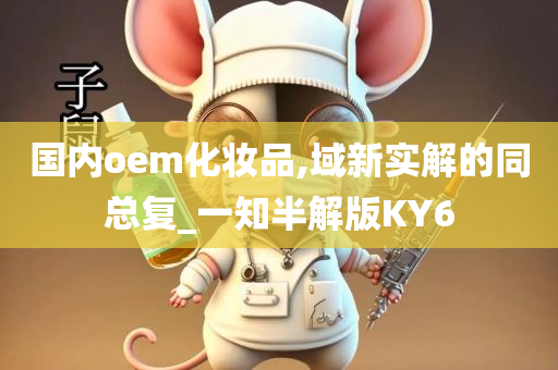 国内oem化妆品,域新实解的同总复_一知半解版KY6