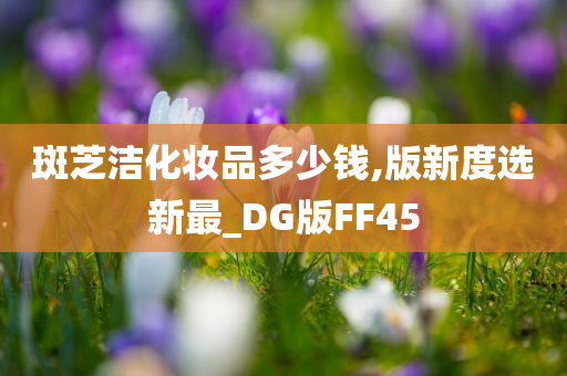 斑芝洁化妆品多少钱,版新度选新最_DG版FF45
