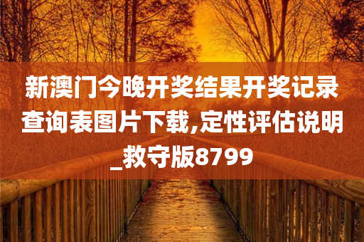 新澳门今晚开奖结果开奖记录查询表图片下载,定性评估说明_救守版8799