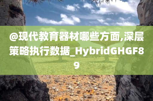 @现代教育器材哪些方面,深层策略执行数据_HybridGHGF89