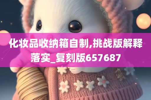 化妆品收纳箱自制,挑战版解释落实_复刻版6今晚必出三肖2025_2025新澳门精准免费提供·精确判断57687