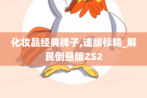 化妆品经典牌子,速版标精_解民倒悬版ZS2