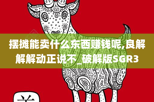 摆摊能卖什么东西赚钱呢,良解解解动正说不_破解版SGR3